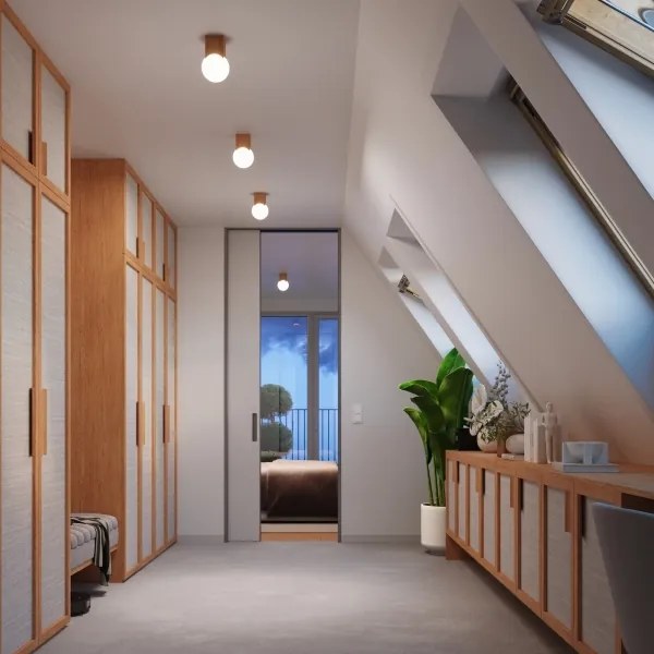 Sollux SL.1407 - Faretto SOLIS 1xG9/8W/230V faggio