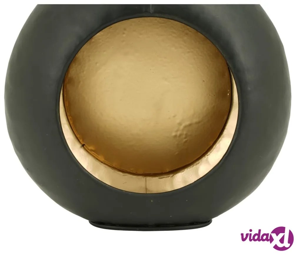 Lesli Living Portacandele Rotondo a Uovo 19x7,5x18 cm