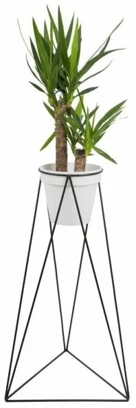 Portavasi TRIANGL 90x50 cm nero