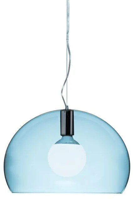 Kartell - Piccolo FL/Y Lampada a Sospensione Blu Cielo Kartell