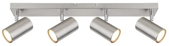 Globo 57911-4 - Faretto ROBBY 4xGU10/25W/230V cromo opaco