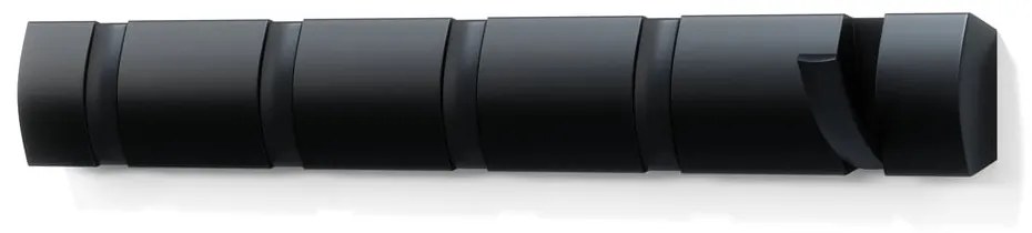 Appendiabiti da parete nero in legno di pioppo Flip - Umbra