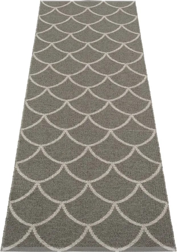 Passatoia da interno/esterno grigia 70x225 cm Kotte Charcoal – Pappelina