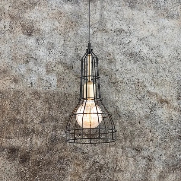 Lampadario a sospensione con filo LONG 1xE27/60W/230V