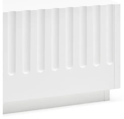 Tavolino bianco con 2 cassetti Doric - Teulat