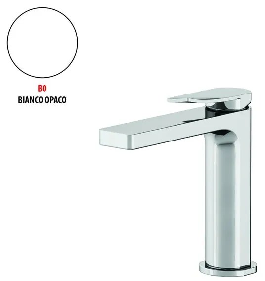 Rubinetto per lavabo a canna bassa Soffio bianco opaco GATTONI RUBINETTERIA