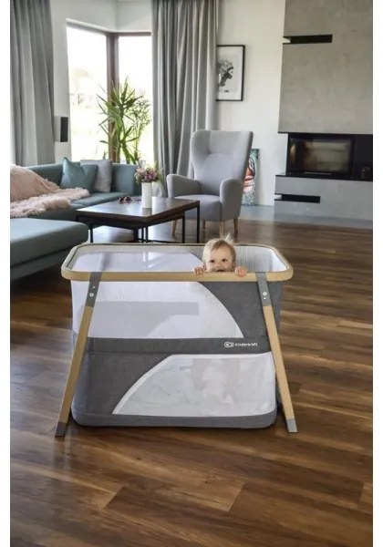 KINDERKRAFT - Culla da viaggio 4in1 SOFI grigio