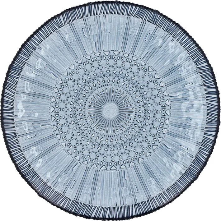 Piatto da portata in vetro blu ø 30 cm Kusintha - Bitz