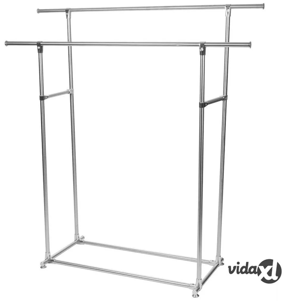 Perel Appendiabiti Doppio 145x50x155 cm 75 kg MP62