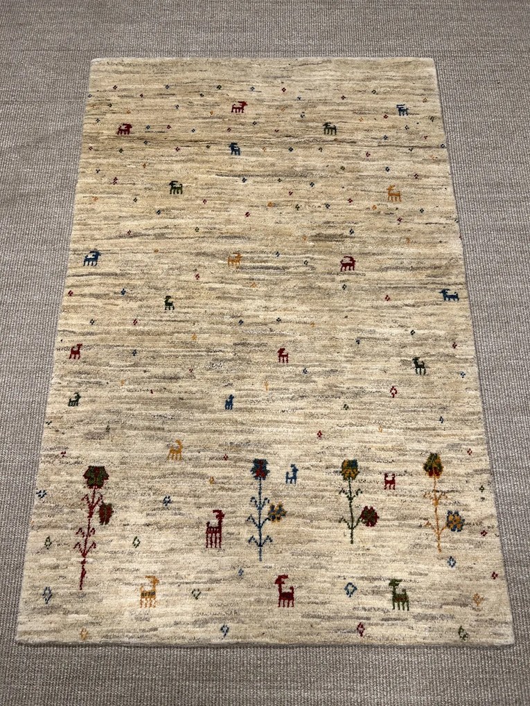 Gabbeh Tappeto persiano 170x110 Beige (Iran) Annodato A Mano