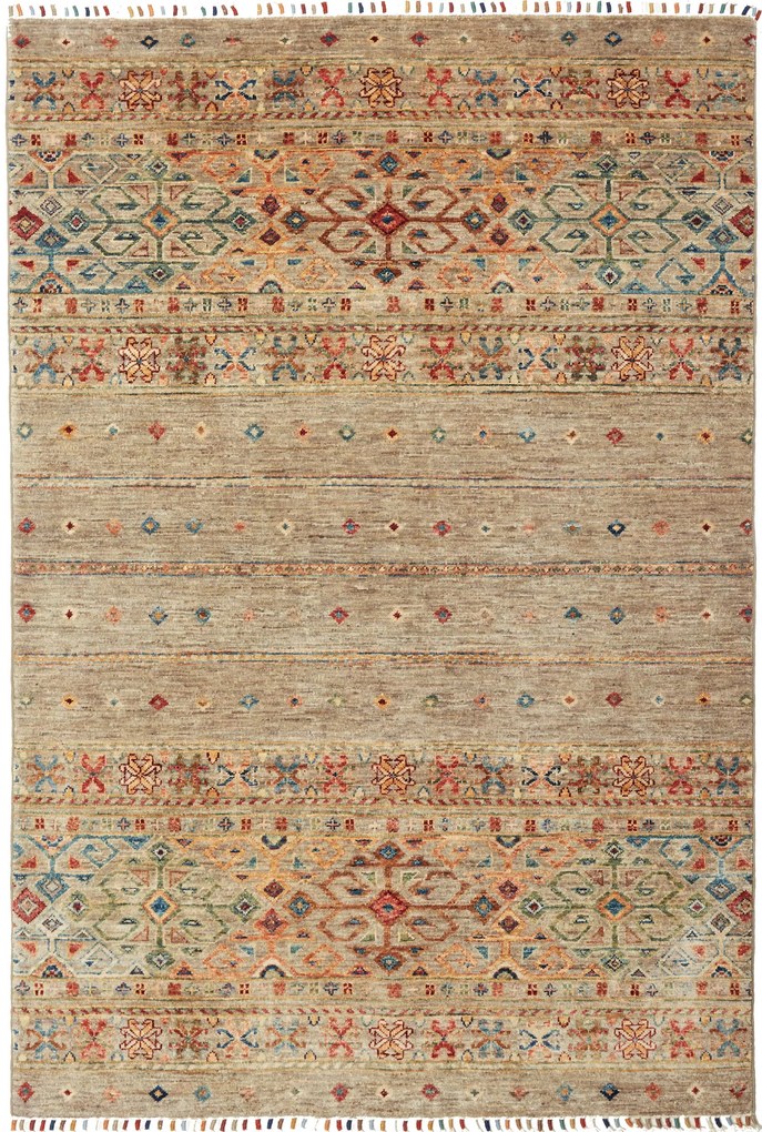 Samarkand Tappeto 130x180 (Pakistan) Annodato A Mano