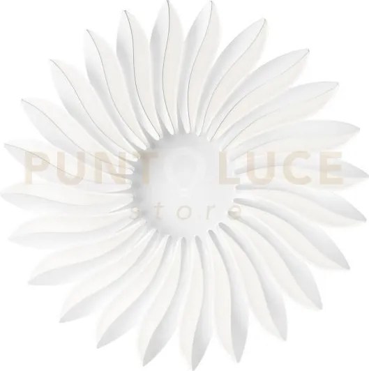 Plafoniera led sunrise bianca 135w 9200lm 4000k dimmerabile 71,5x71...