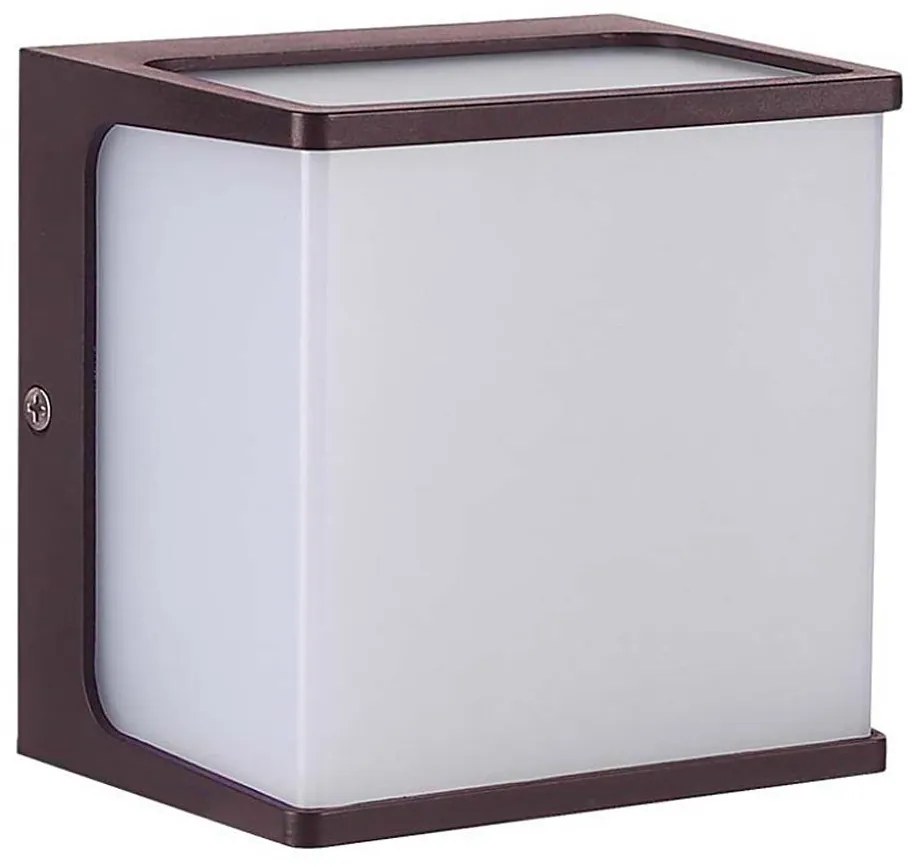 Applique a LED da esterno LED/8W/230V IP65 4000K marrone