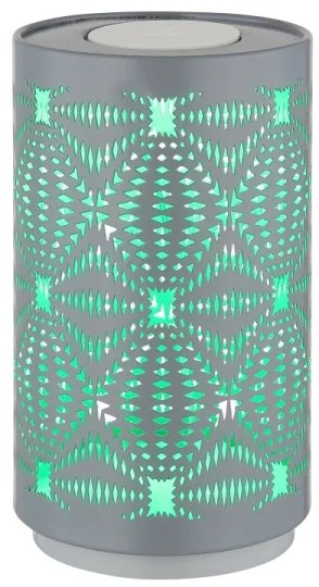 Globo 21018G - Lampada da tavolo LED RGB AMIYAH LED/1W/5V 500 mAh grigia