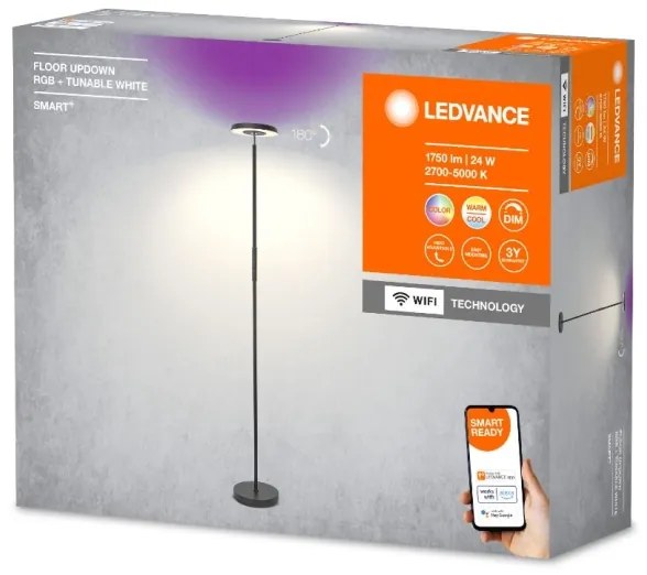 Ledvance - Lampada da terra dimmerabile LED RGBW SMART+ FLOOR LED/24W/230V Wi-Fi