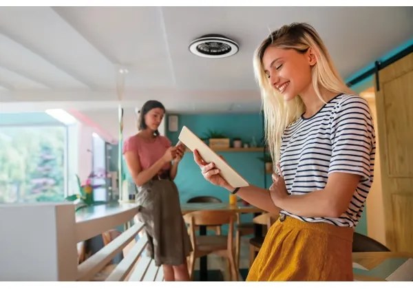 Kanlux 38033-LED Lampada ventilata PLAVE 48W/230V 3000/4000/6500K +DO