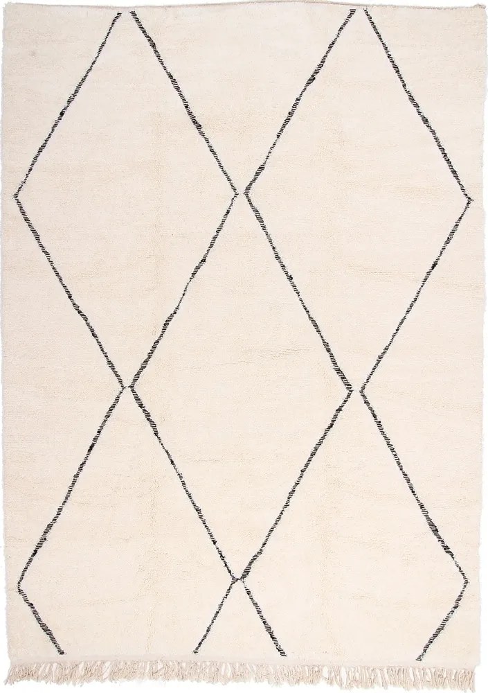 Berber Tappeto 260x360 Beige (Marocco) Annodato A Mano