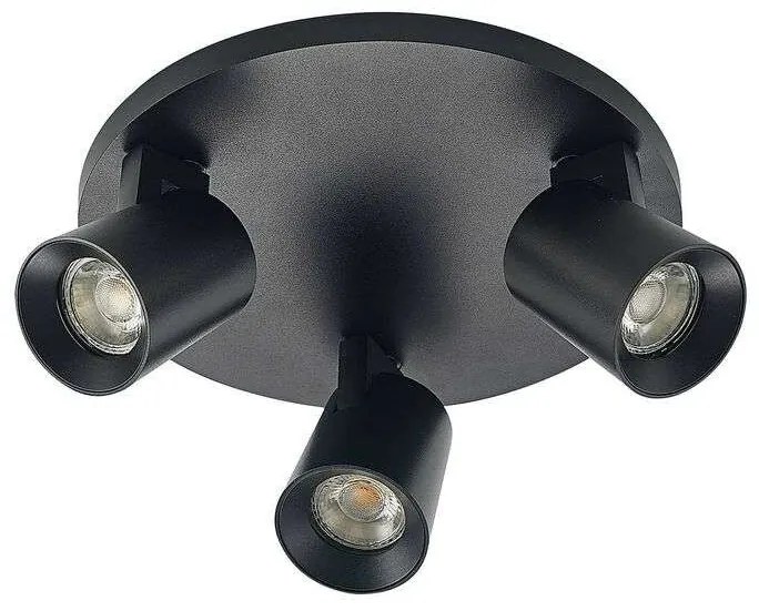 Arcchio - Iavo 3 Round Plafoniera Black Arcchio