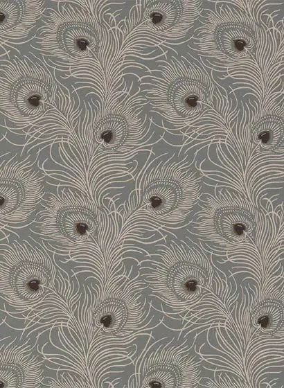 Little Greene Carta da parati Carlton House Terrace - Slate