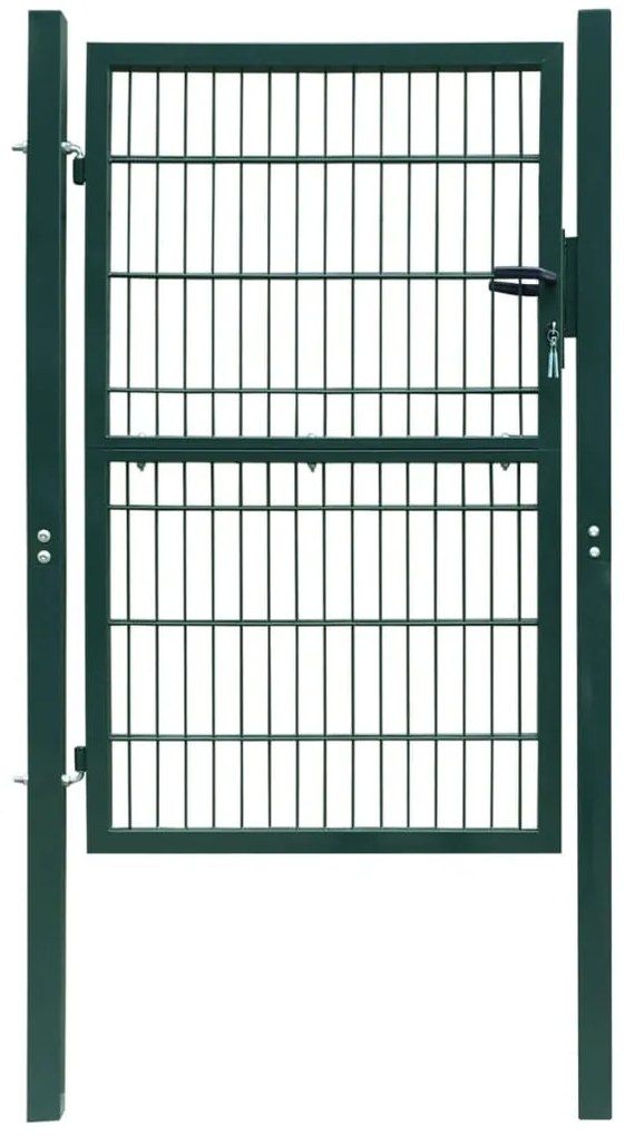 Cancello Da Giardino 2d (singolo) Verde 106 X 210 Cm /