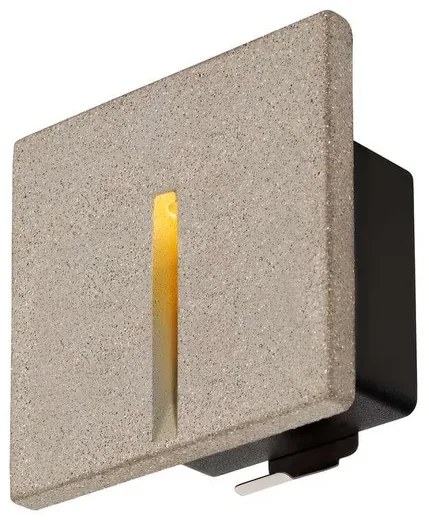 Concreto LED Applique da Incasso a Parete da Esterno Vertical IP65 Light Grey -