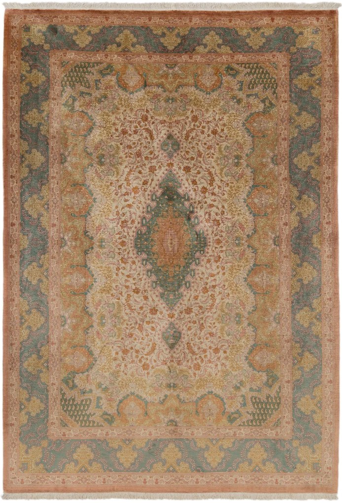 Ghom Tappeto persiano 200 x 140 (Iran) Annodato A Mano
