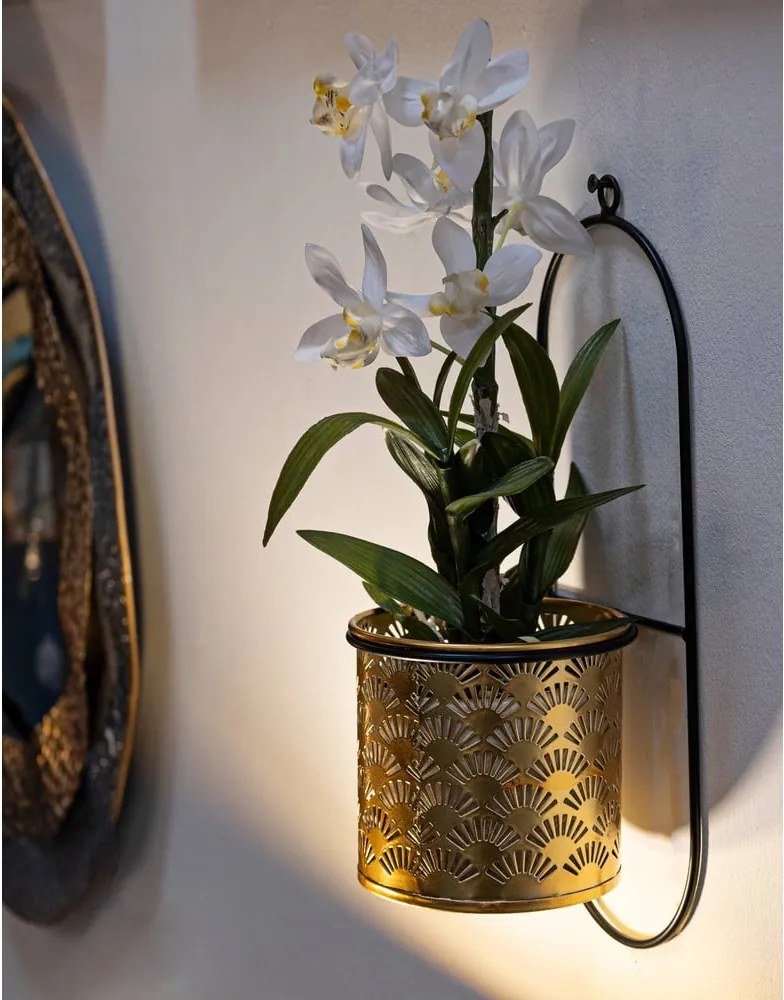 Gancio portavaso in metallo ø 14 cm (altezza totale 37 cm) Hong – Mauro Ferretti