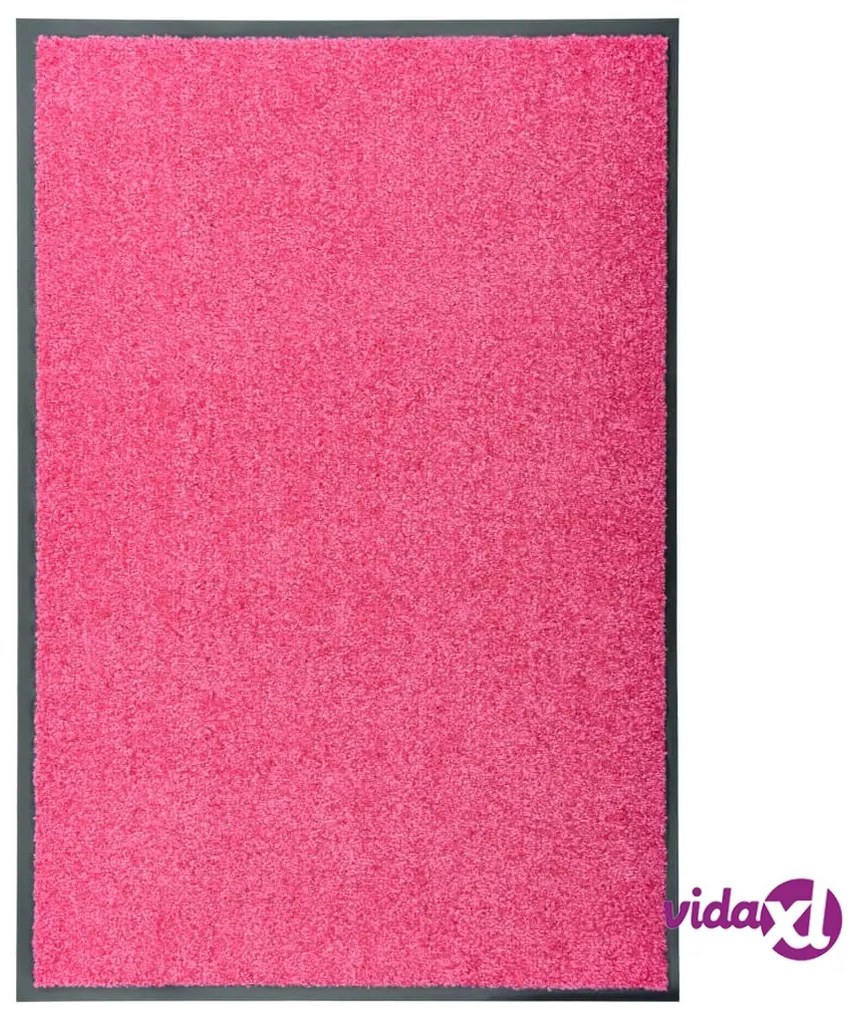 vidaXL Zerbino Lavabile Rosa 60x90 cm