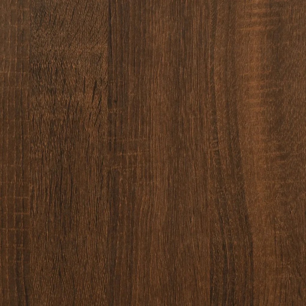 Giroletto Cassetti Rovere Marrone 120x190 cm Legno Multistrato