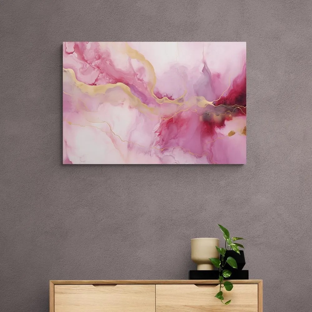 Quadro su tela – Marmo rosa