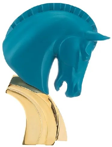 BONGELLI PREZIOSI Statua cavallo stilizzato Collezione modern animal h 41