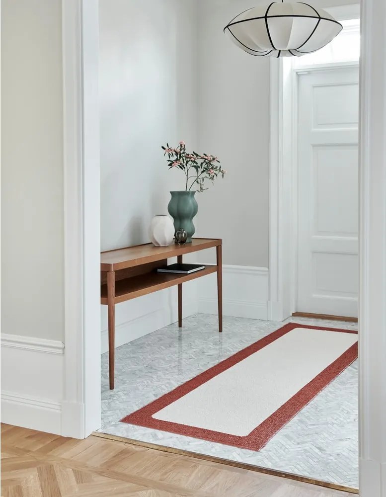 Tappeto da interno/esterno color mattone/color crema 70x120 cm Ilda Brick – Pappelina