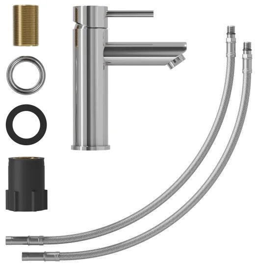 Miscelatore per lavabo RINGSTED 17,8 cm cromo lucido