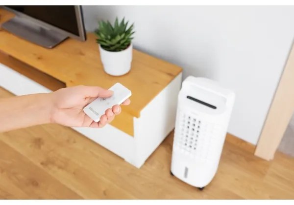 Sencor - Raffrescatore d'aria portatile 3in1 45W/230V bianco con telecomando