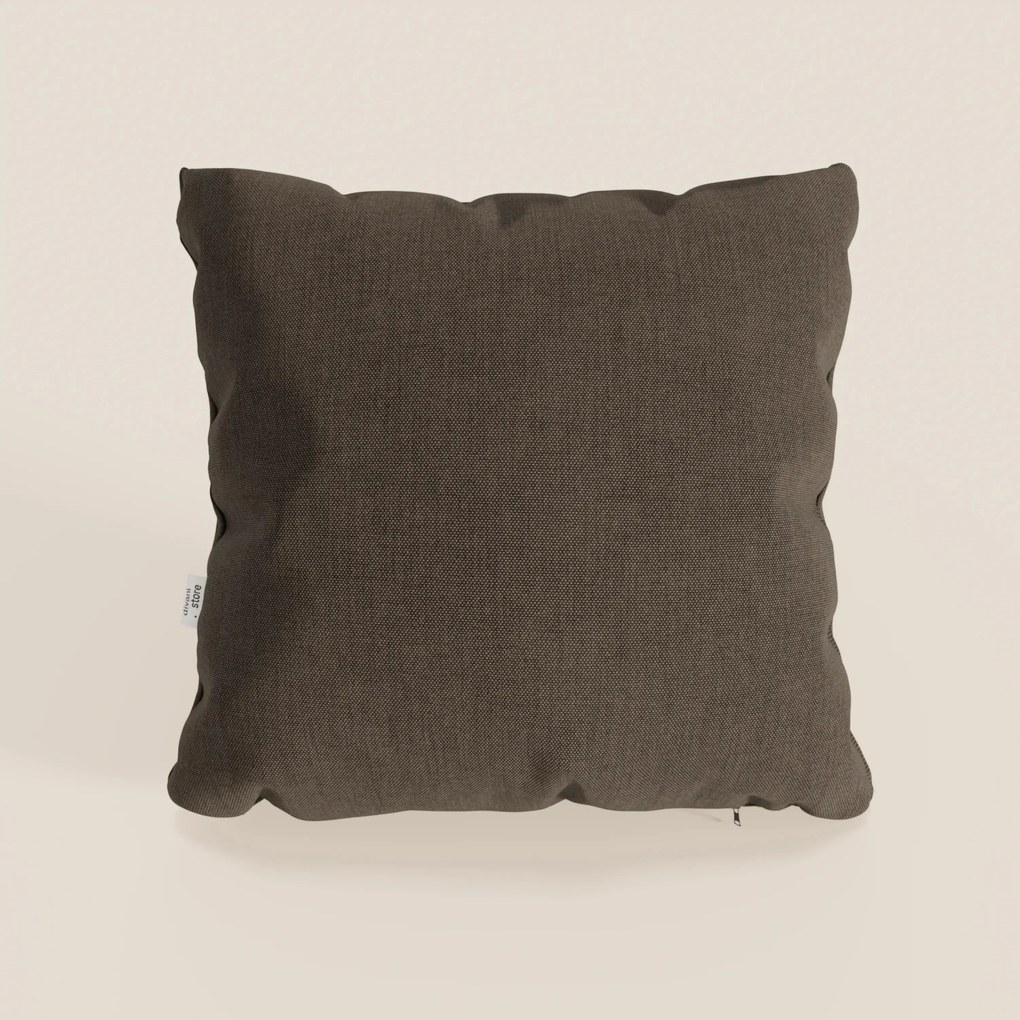 Honey cuscino disponibile in diversi colori realizzato in tessuto simil cotone impermeabile T13 marrone