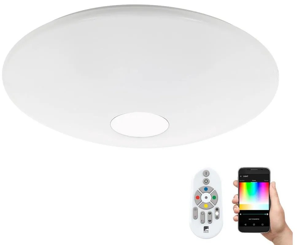 Eglo 97918 - Plafoniera LED RGB dimmerabile TOTARI-C LED/34W/230V + +TC