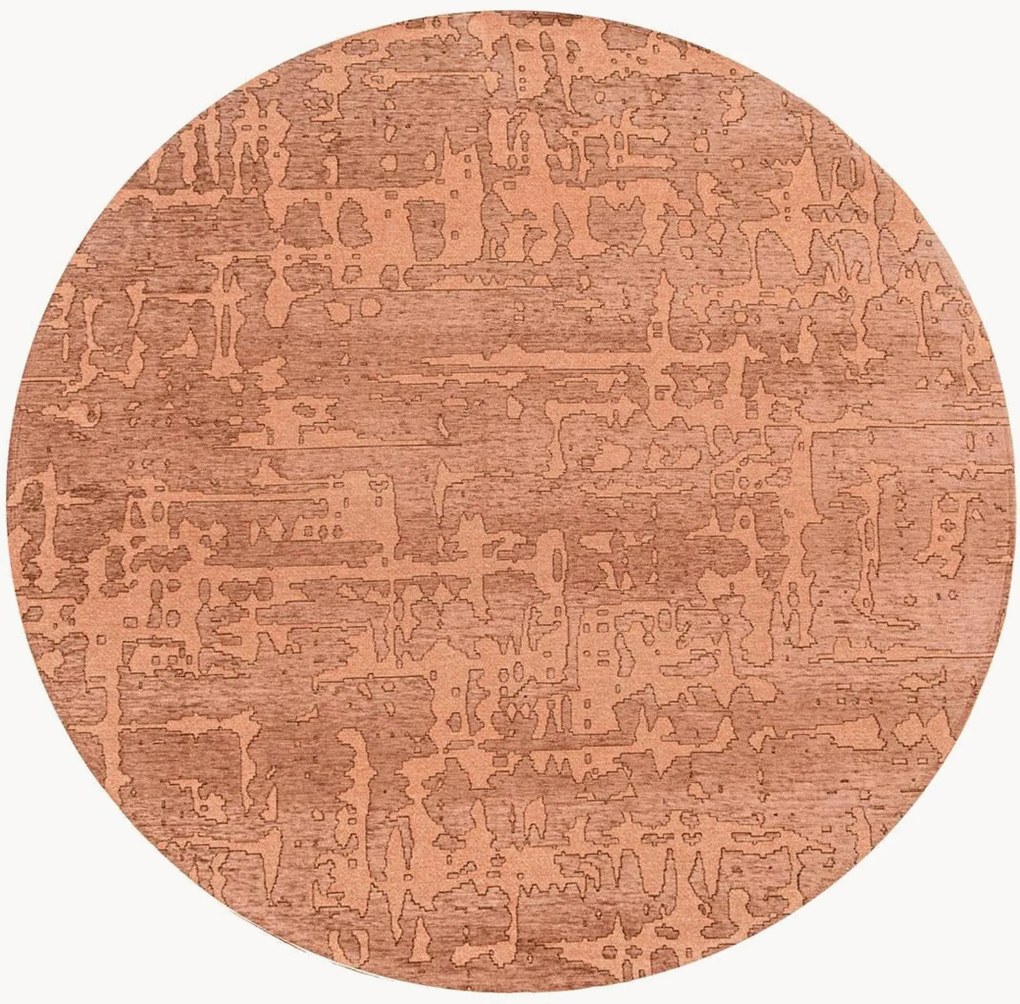 Tappeto rotondo jacquard lavabile da interno-esterno Baobab