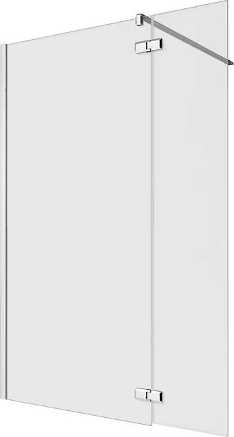 Walk-in L 100 x H 200 cm, vetro 8 mm vetro senza finitura / trasparente cromo