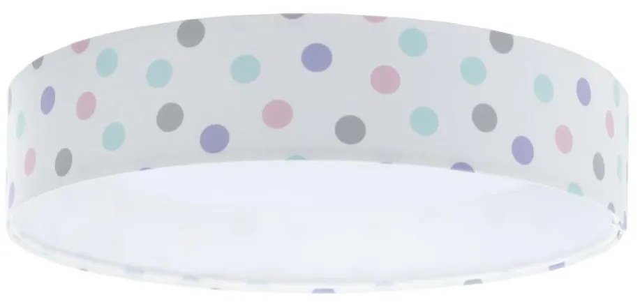 Plafoniera LED GALAXY KIDS 24W/230V con pois colorati