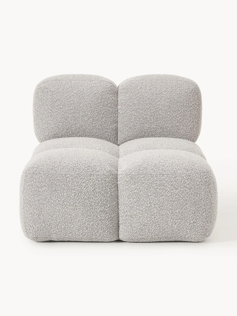 Modulo centrale in bouclé Tayla
