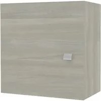 Pensile bagno 45 cm rovere grigio anta reversibile