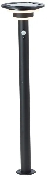Brilliant - Lampada solare LED con sensore GARVINA LED/3W/3,7V 85 cm IP44 nero