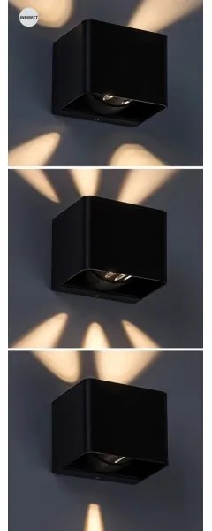 Rabalux 77168 - Applique a LED da esterno HALLSTATT LED/10W/230V IP54 nero