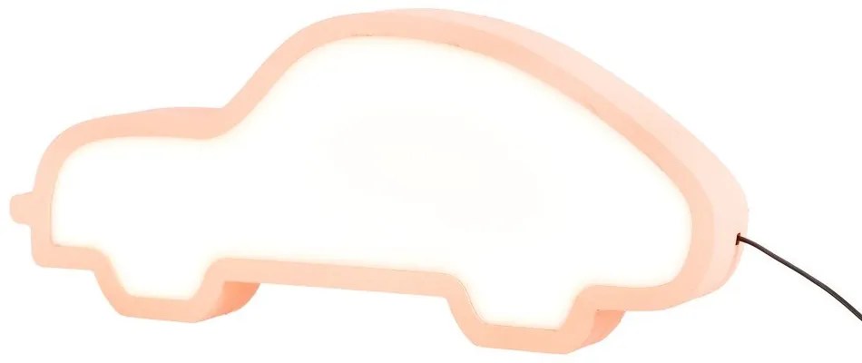 Lampada per bambini rosa Car - Candellux Lighting
