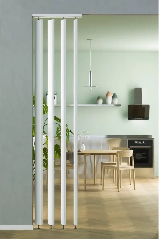 Parete divisoria Modulo a 4 Flag Lund in truciolare L 620 x H 2700 cm bianca