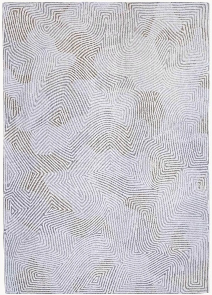 Tappeto jacquard lavabile da interno-esterno Coral