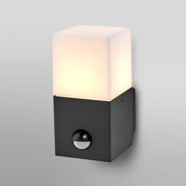 Ledvance - Applique da esterno con sensore FIGO SQUARE 1xE27/20W/230V