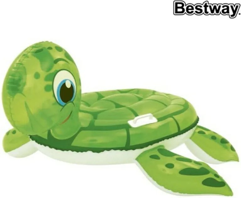 Bestway Tartaruga Gonfiabile con Maniglie 140x140 cm +3 Anni Spiaggia e Piscina 41041