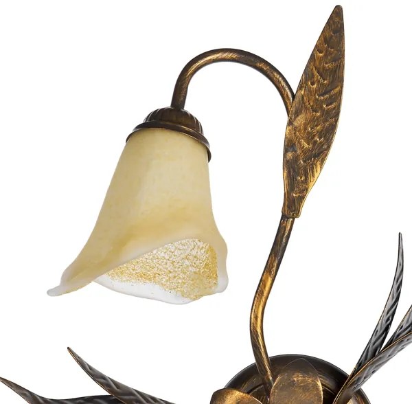 ONLI - Plafoniera ALGA 3xE14/6W/230V bronzo