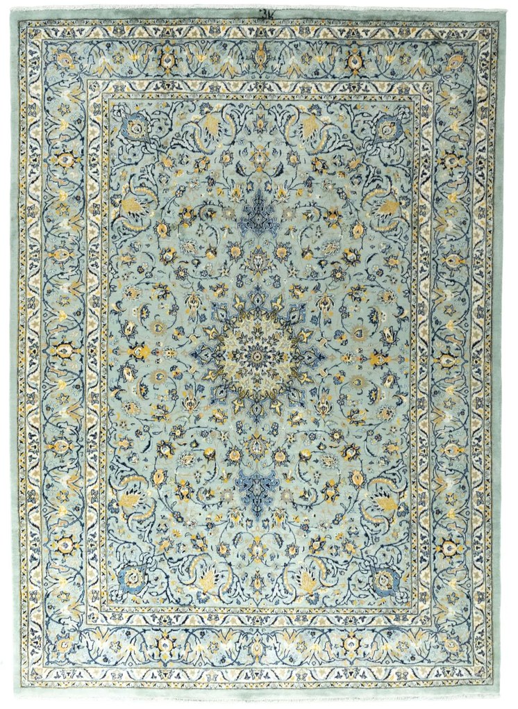 Kashmar Tappeto persiano 250x350 Verde (Iran) Annodato A Mano